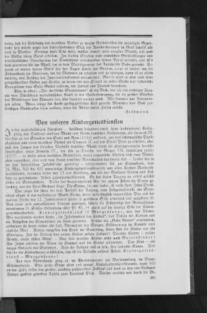 Von unseren Kindergottesdiensten