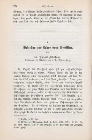 228-267 Beiträge zur Lehre vom Gewissen