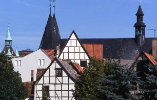 Quedlinburg - Blasiikirche : Blick auf die Blasiikirche. Aufgenommen in Quedlinburg ca. 1994