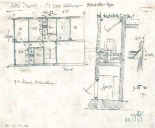 Fischer, Theodor; München, Alte Heide; Wohnanlage "Alte Heide" - Grundrisse