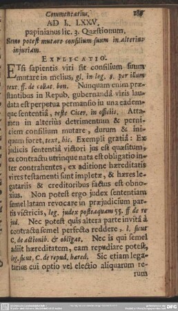 Ad L.LXXV. papinianus lic. 3. Quaestionum