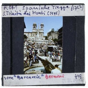 Rom, Spanische Treppe,Rom, Trinita dei Monti