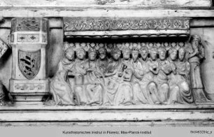 Altarpolyptychon : Predella : Pfingstversammlung