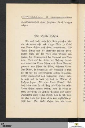Die Tante Schau