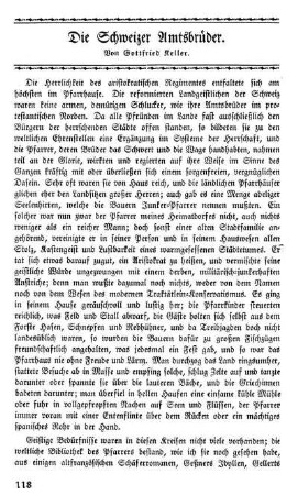 Die Schweizer Amtsbrüder