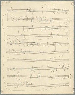 Sonate 27, pf, April 1945. Excerpts. Sketches - BSB Mus.ms. 13250 : [without title]