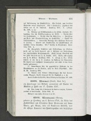 4509. Wortmann (Georg).