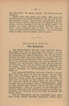 Fünfzigstes Kapitel. Ein Präludium
