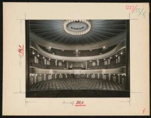 Stadttheater, Bochum: Ansicht Zuschauerraum