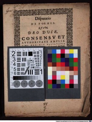 Disputatio De Poenis