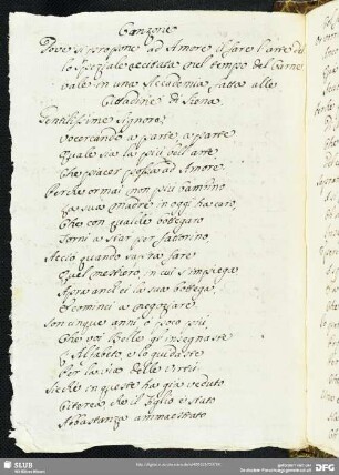 [Text 17: Canzone]
