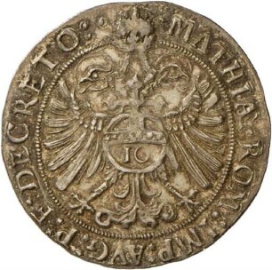 10 Kreuzer der Reichsstadt Regensburg, 1619
