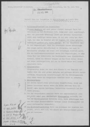 Oberjettingen: Inspektionsbericht 1964