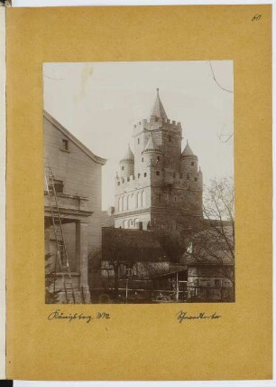 Schwedter Torturm, Königsberg/Neumark: Ansicht (aus: Skizzen- und Fotoalbum 12)