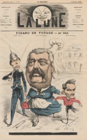 Figaro en voyage, par Gill