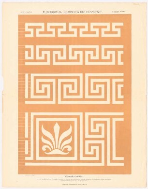 Grammatik der Ornamente: Mäanderbänder