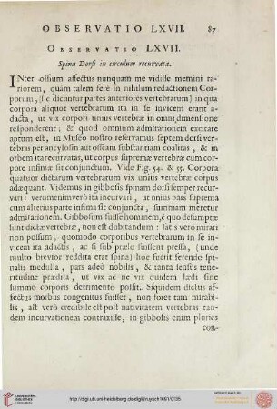 Observatio LXVII