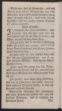 Das Sechste.