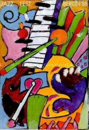 Programmheft zum Jazzfestival in Berlin (West) 1988