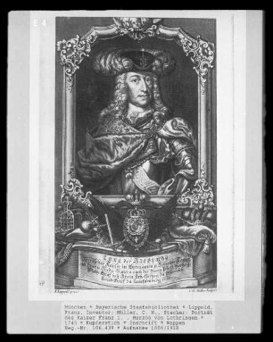 Porträt des Kaiser Karl 7., Kurfürst von Bayern (1697-1745)