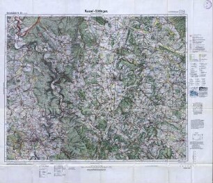 Reichskarte: Einheitsblatt 85 (1cm-Karte) Kassel-Göttingen