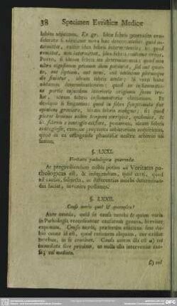 §. LXXII. Causa morbi quid & quotuplex?