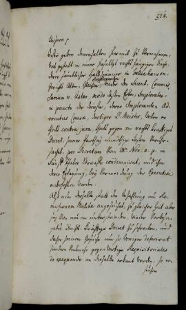 Requisitorialschreiben [Rechtshilfeersuchen] der Justizkanzlei zur Eintreibung und Einsendung eines Strafgeldes von D. Meister.