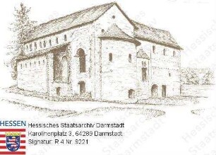 Steinbach im Odenwald, Einhards-Basilika / Außenansicht