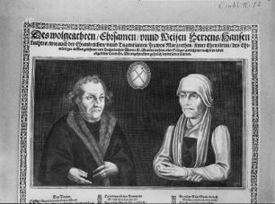 Bildnis des Hans Luther und seiner Gemahlin Margarete, Eltern Martin Luthers