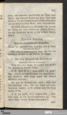 Drittes Kapitel. Von den unterscheidenden Tonzeichen.