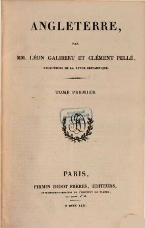 Angleterre, 1