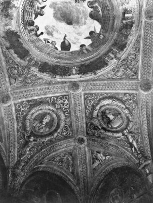 Ausmalung der Camera degli Sposi — Deckengemälde