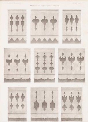 Holzdetails aus dem bayerischen Hochgebirge: Details (aus: Architektonisches Skizzenbuch, H. 37, 1858)