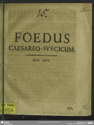 Foedus Caesareo-Suecicum