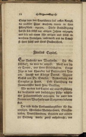 Zweites Capitel.