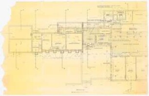 Technische Universität Berlin Elektrotechnische Institute, 2. Bauabschnitt: Kellergeschoss 1:50