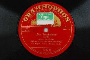 "Der Troubadour" : 4. Akt: Im Kerker / (Verdi)