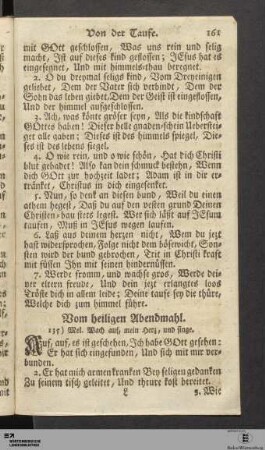 Vom heiligen Abendmahl.