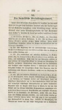 376-383 Der kurhessische Verfassungsentwurf