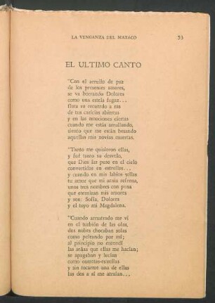 El último canto