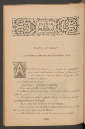 Capítulo XXXIV - La aventura toma un cariz demasiado serio