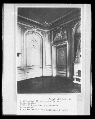 Reibersdorf (Rybarzowice), Neues Schloss, Inneres, Gartensaal