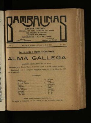 Alma gallega : boceto dramática en un acto