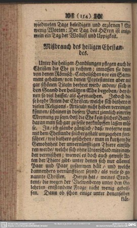 Mißbrauch des heiligen Ehestandes