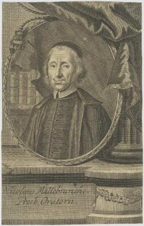 Bildnis des Nicolaus Mallebranche