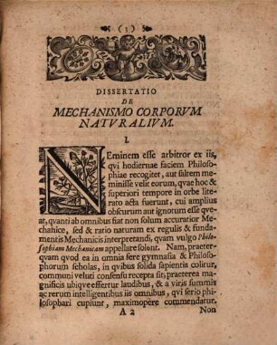 Rectore Academiae Magnificentissimo, Serenissimo Principe Ac Domino, Domino Friderico Avgvsto, Principe Regio Et Elect. Sax. Herede, Etc. Etc. De Mechanismo Corporvm Natvralivm