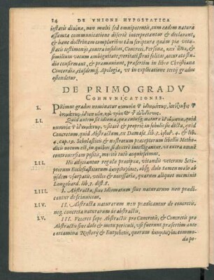 De Primo Gradu Communicationis.