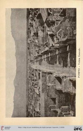 Pompei – Veduta Generale. – Vie d’ensemble – A General View – Allgemeines Panorama.