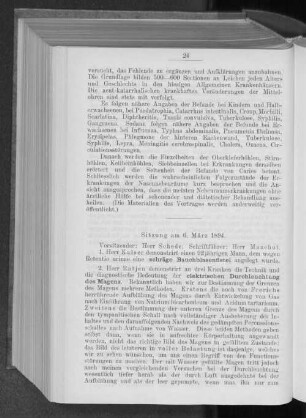 Sitzung am 6. März 1894.
