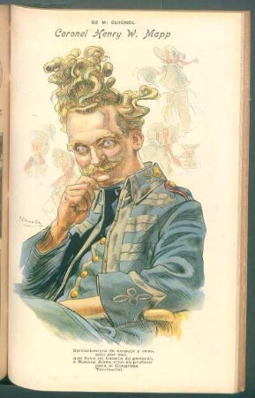 Coronel Henry W. Mapp - [Caricatura] : De mi Guignol